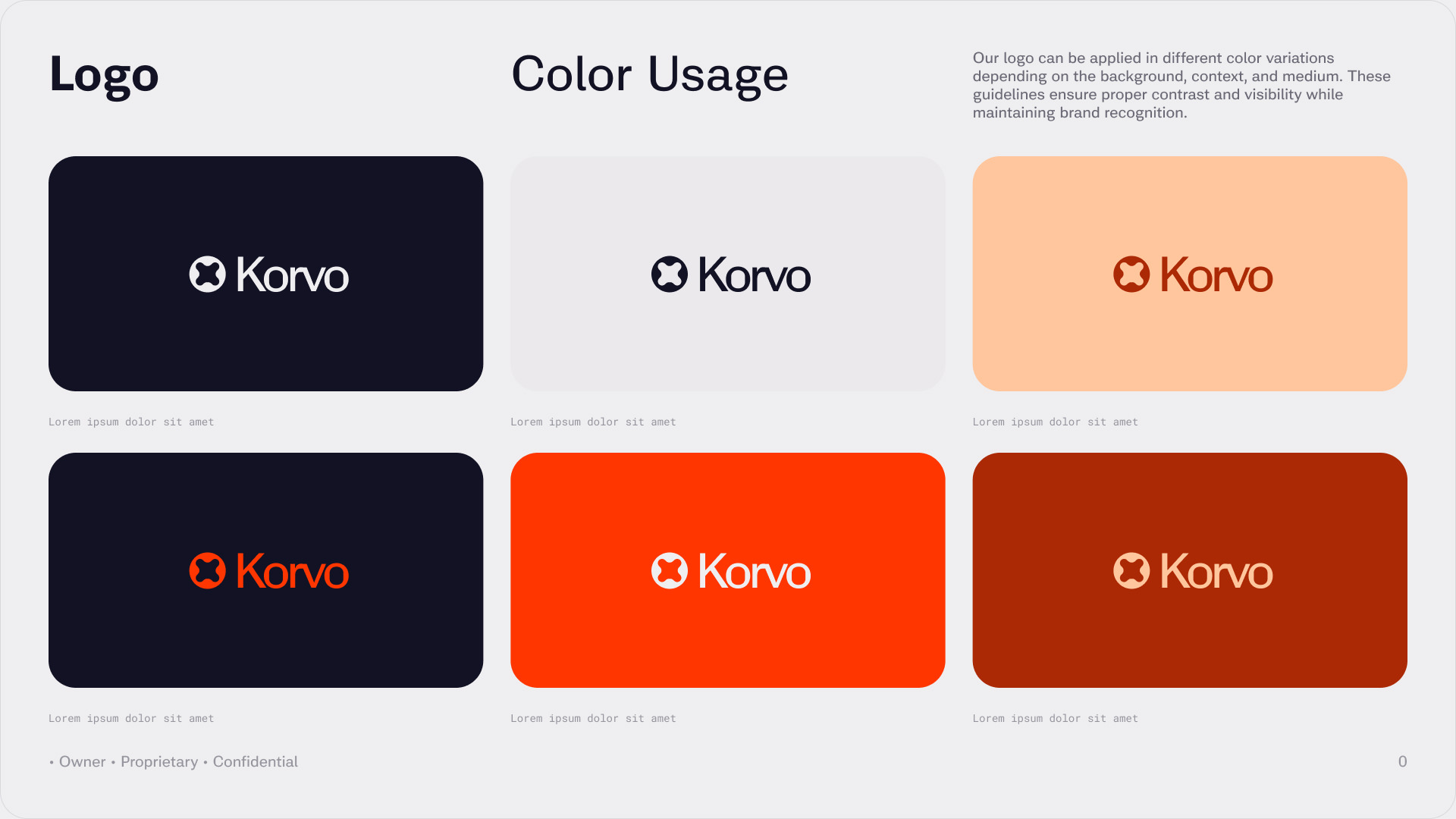 In all Shades & Shapes — Korvo